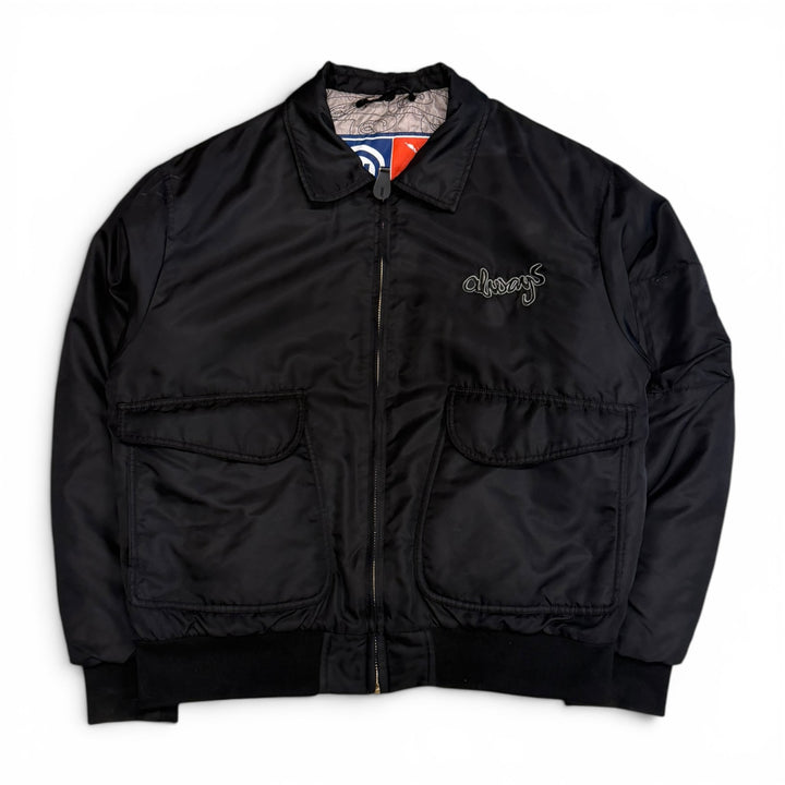 Always Do What You Should Do Bomber Jacket Black (XL)