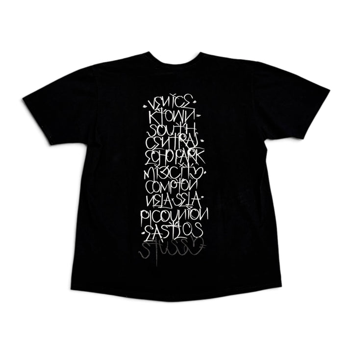 Stussy Big Logo Graphic T shirt Black (L)