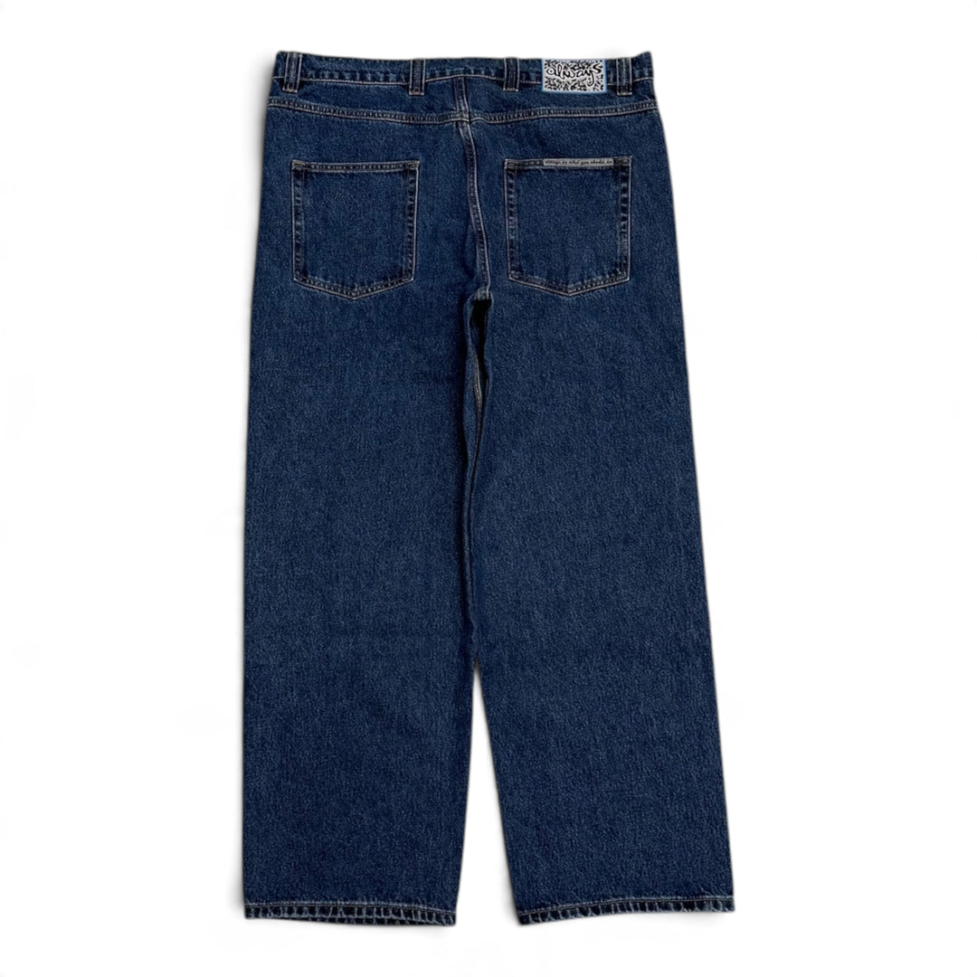 Always Do Blue Denim Baggy Trousers (XL)