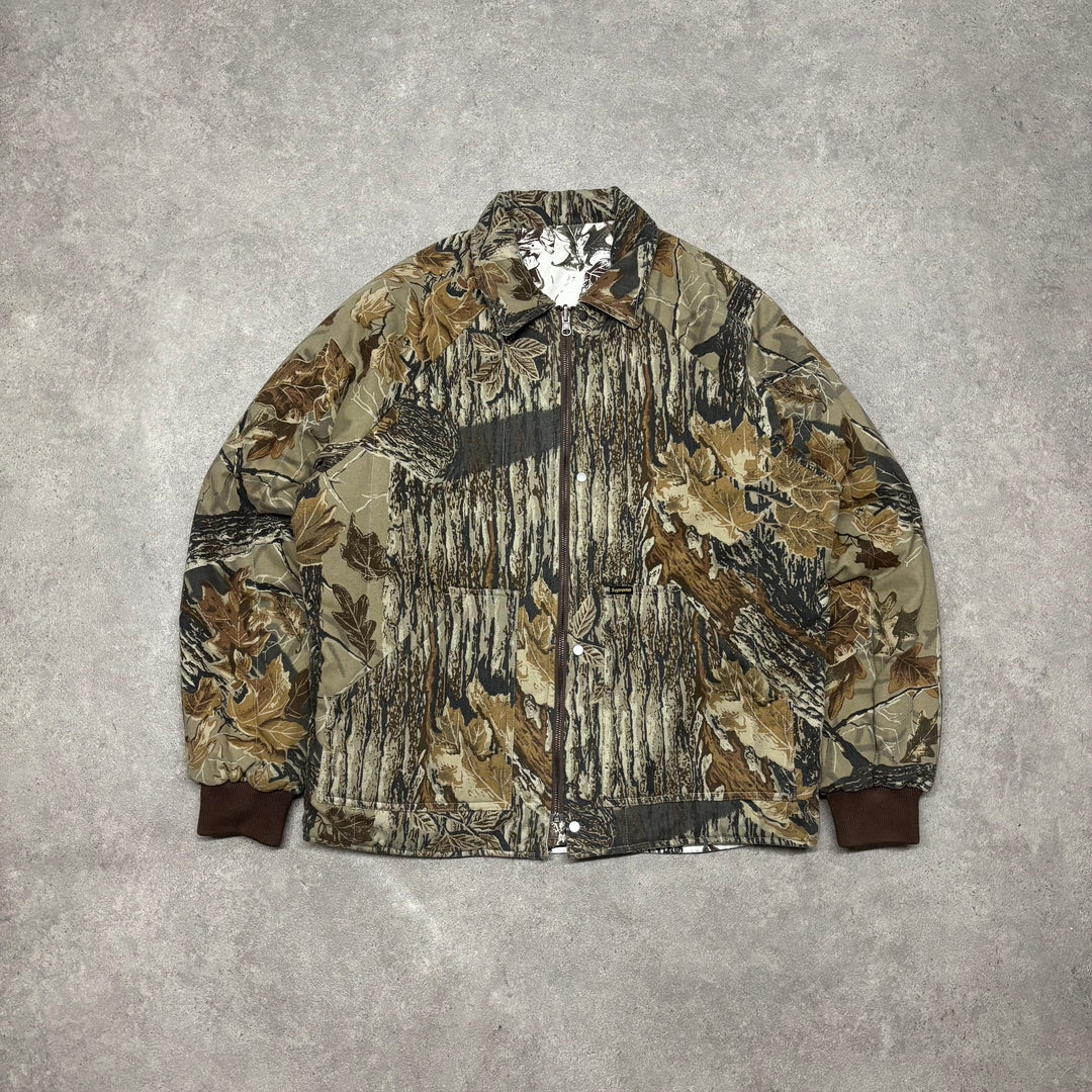 Supreme Real Tree Camo Reversible Padded Jacket (M)