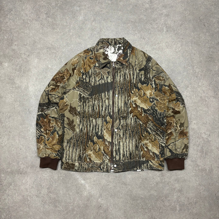 Supreme Real Tree Camo Reversible Padded Jacket (M)