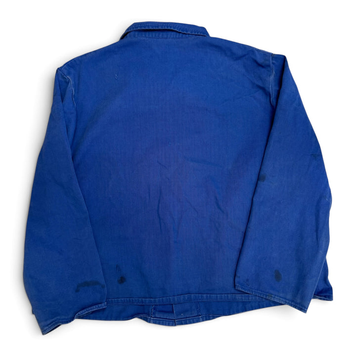 Vintage Distressed Blue French Chore Jacket (XL)