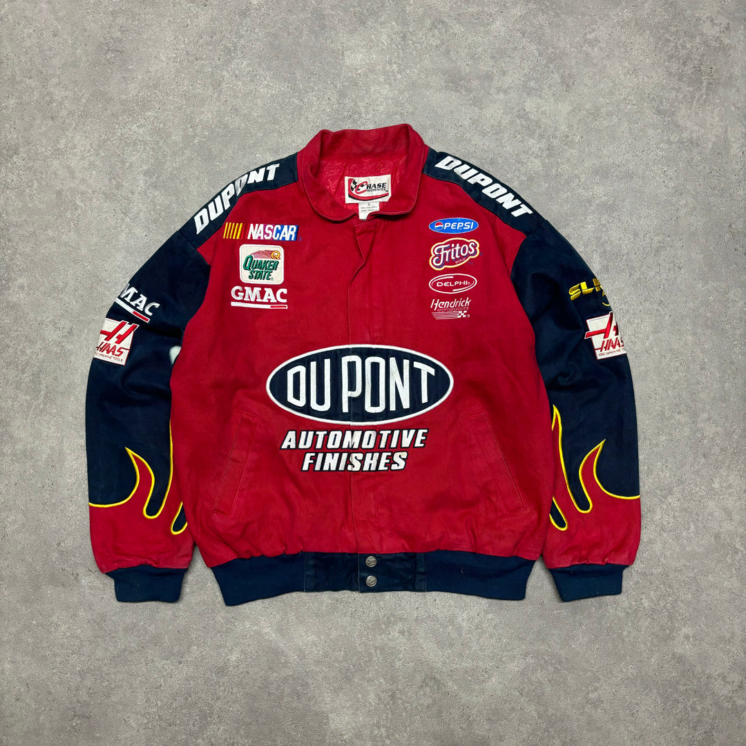 Vintage Dupont Red Nascar Racing Jacket (S)