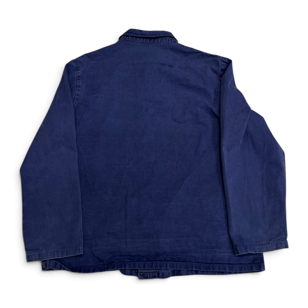 Vintage French Chore Jacket Faded Navy  (L)