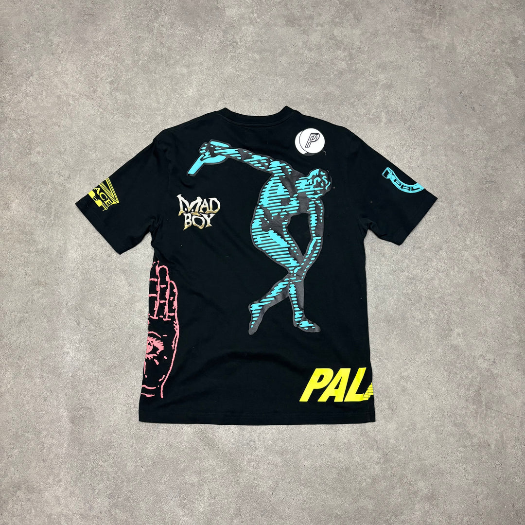 Palace x Canondale Black Graphic print T-Shirt (L)