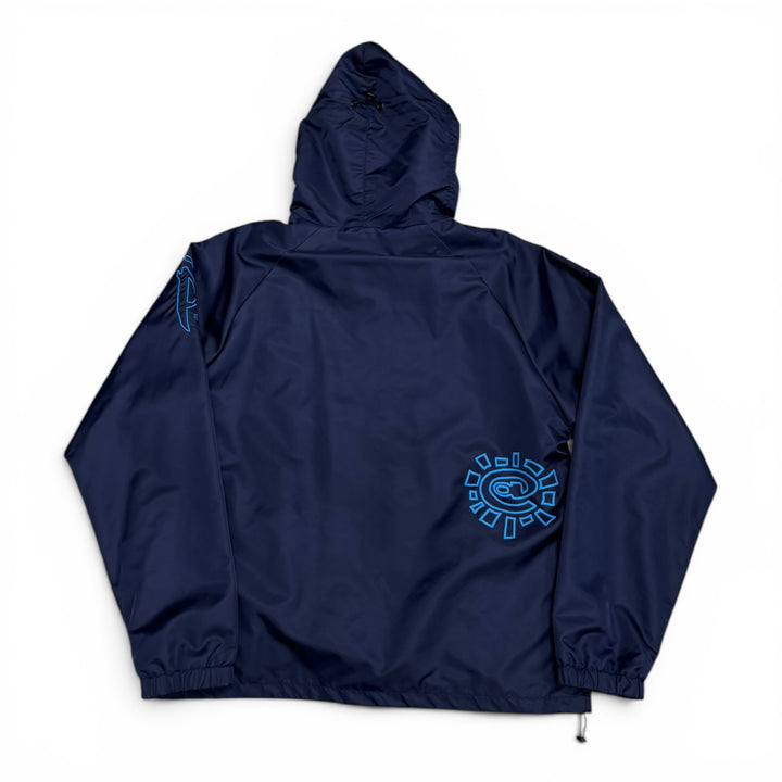 Always Do Navy Nylon Hooded Lightweight Jacket (L)