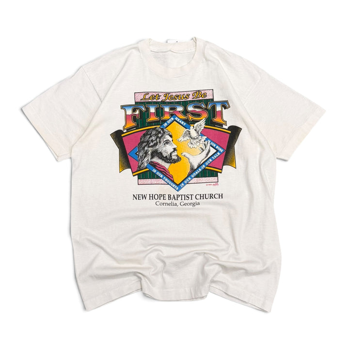 Vintage 1992 Let Jesus Be First T-Shirt