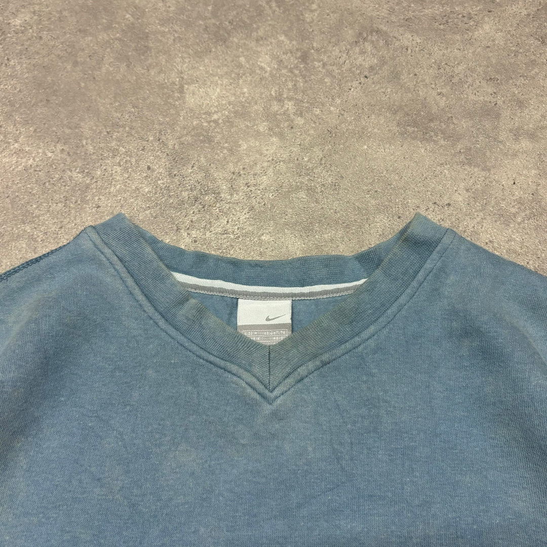 00's Vintage Nike Essentials Light Blue Sweatshirt (L)