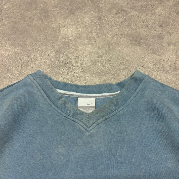 00's Vintage Nike Essentials Light Blue Sweatshirt (L)