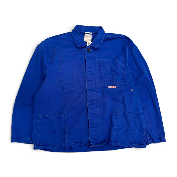 Vintage Distressed Blue French Chore Jacket (M)
