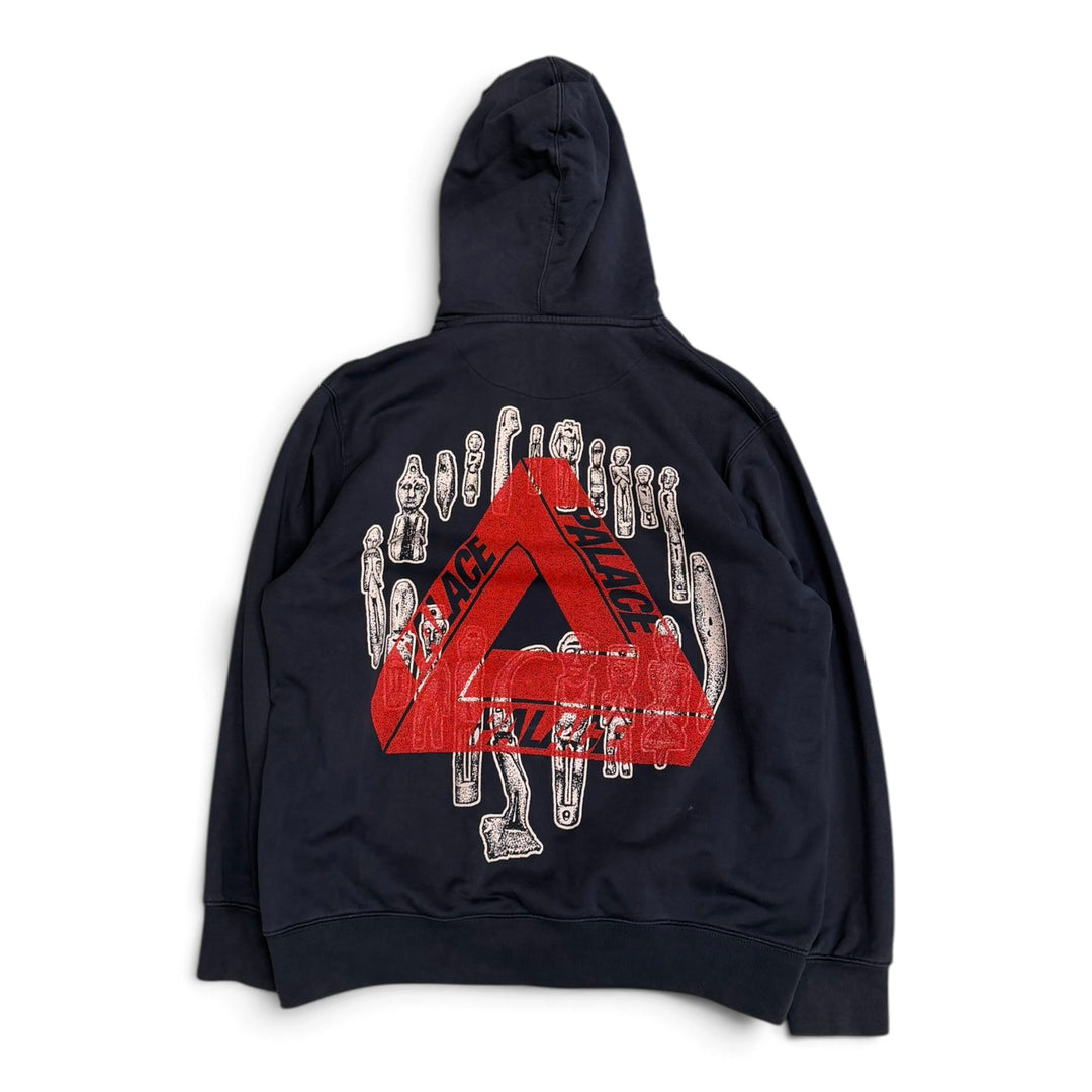Palace Jheeze Printed Hoodie Navy (XL)