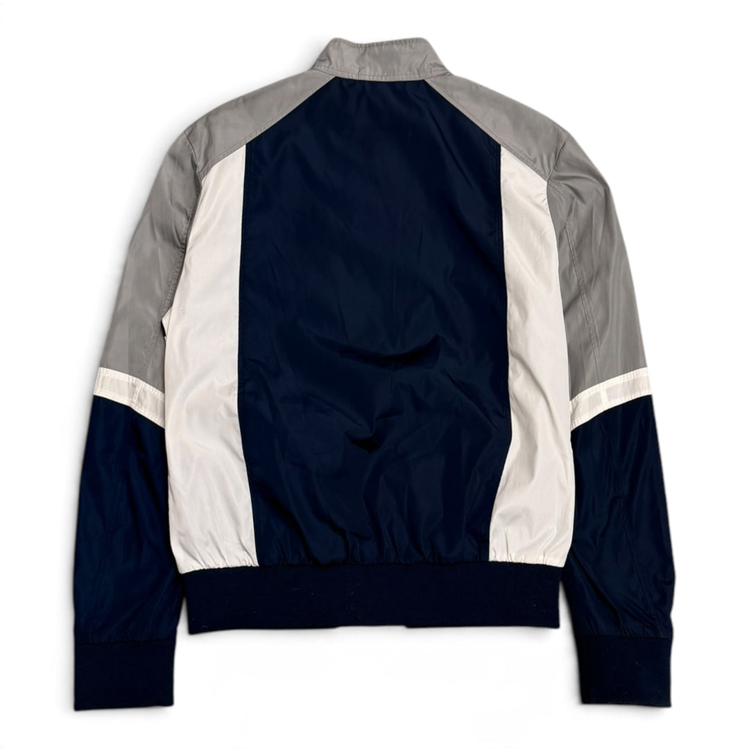 Bikkemberg White & Navy Tracksuit Jacket (M)