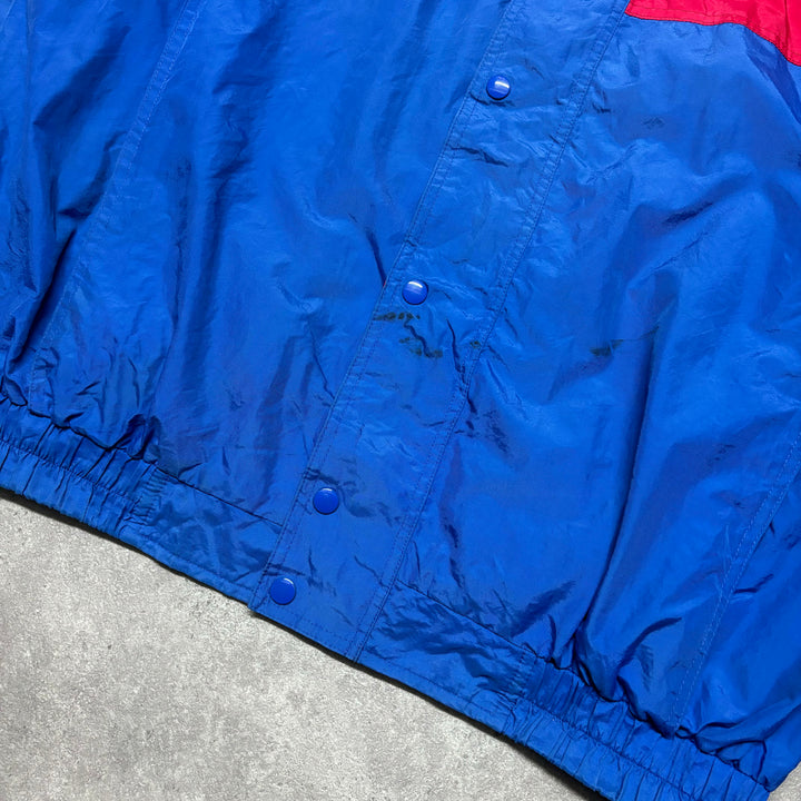 Vintage NASCAR Blue and Red lightweight Jacket (XL)