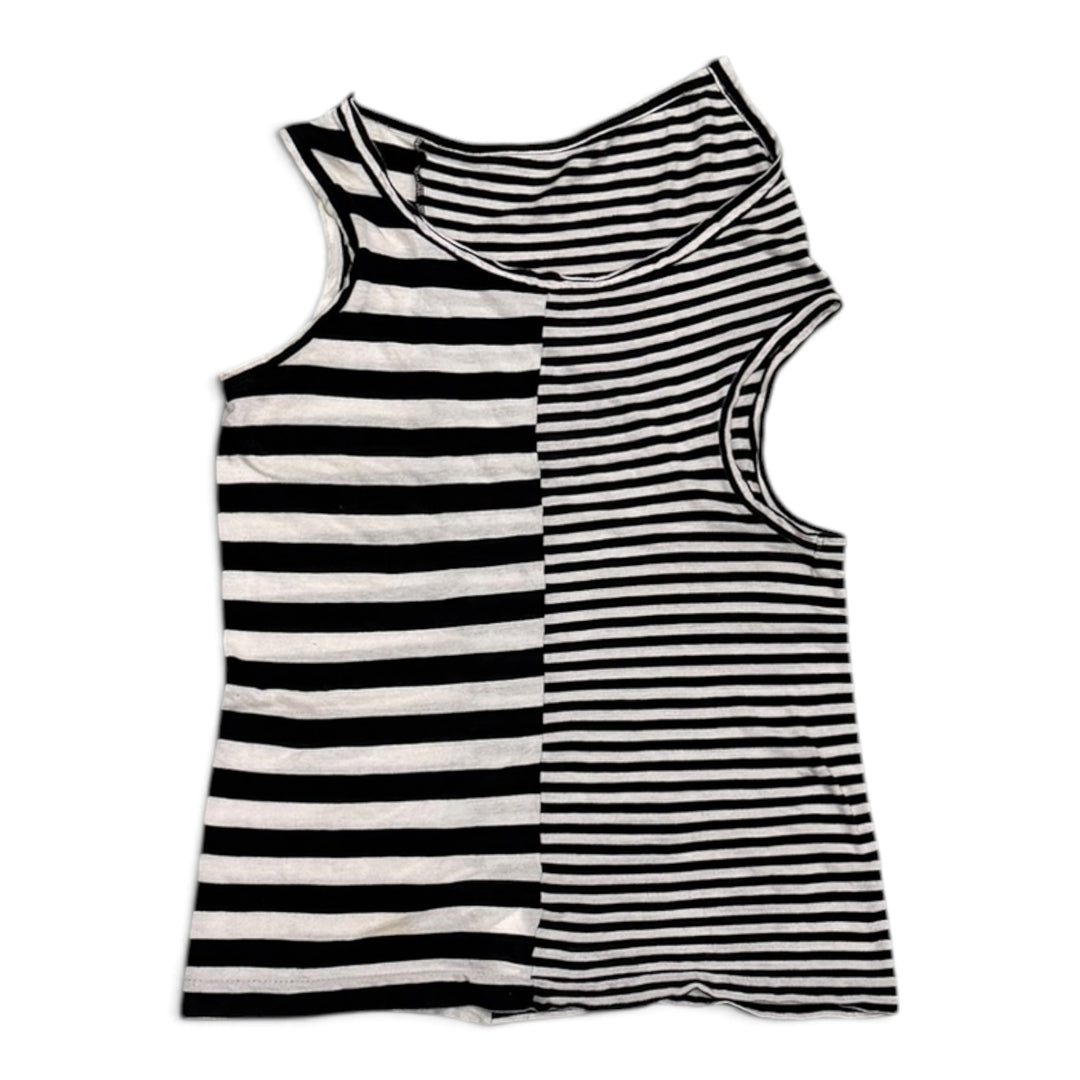 Yohji Yamamoto Noir Striped Top White (M)