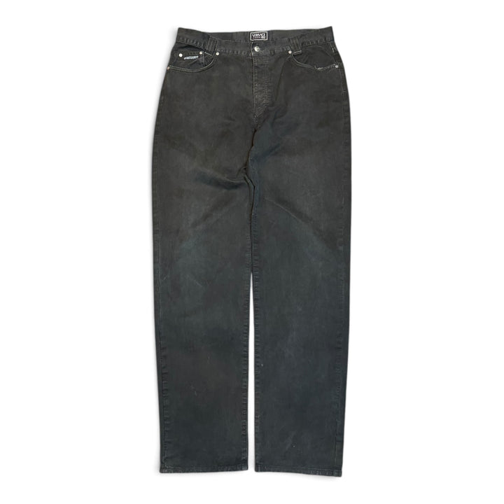 Vintage Versace Classic V2 Black Canvas Trousers (36)