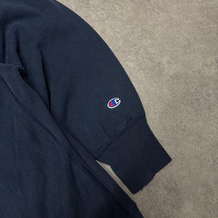 Supreme x Champion Navy Spell Out Sweatshirt (XL)