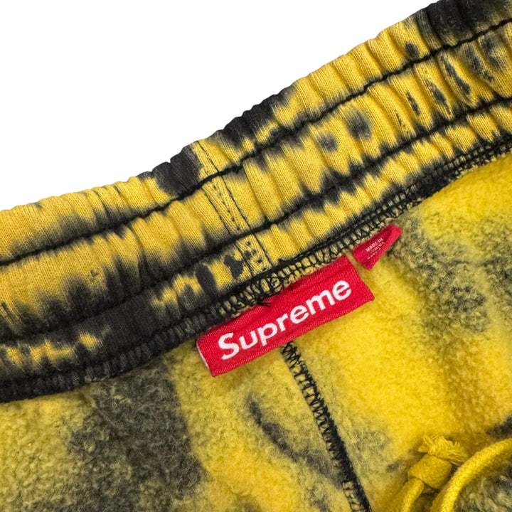 Supreme Yellow & Black Tie Dye Jogger Shorts (L)