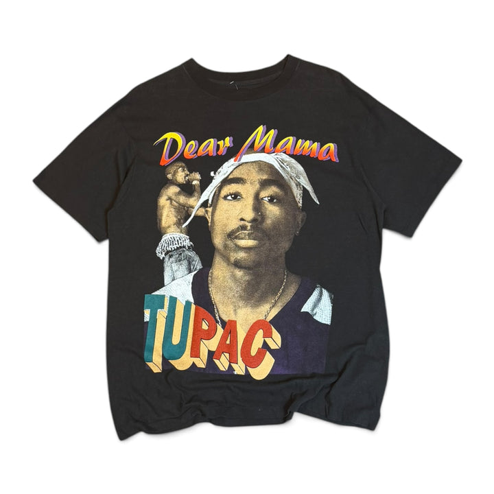 Vintage Tupac Black Graphic T-Shirt (XL)