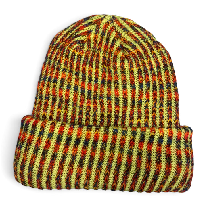 Supreme Rainbow Loose Gauge Beanie Yellow