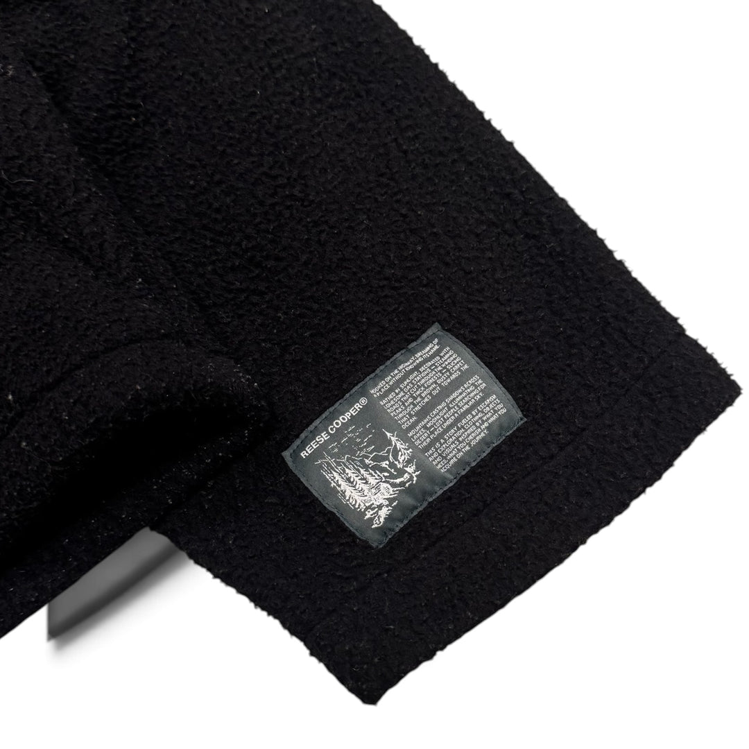 Reese Cooper Black Deep Pile Zip Up Utility Fleece (M)