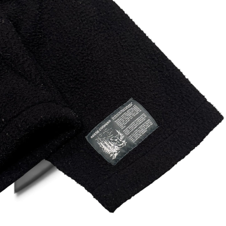 Reese Cooper Black Deep Pile Zip Up Utility Fleece (M)
