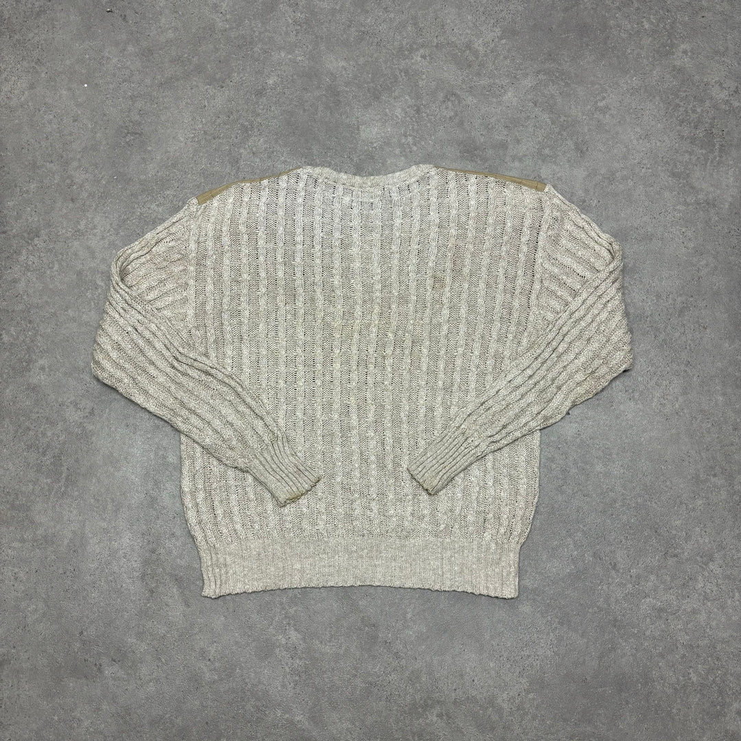 Vintage Paul & Shark Cream Knitted Sweater (M)