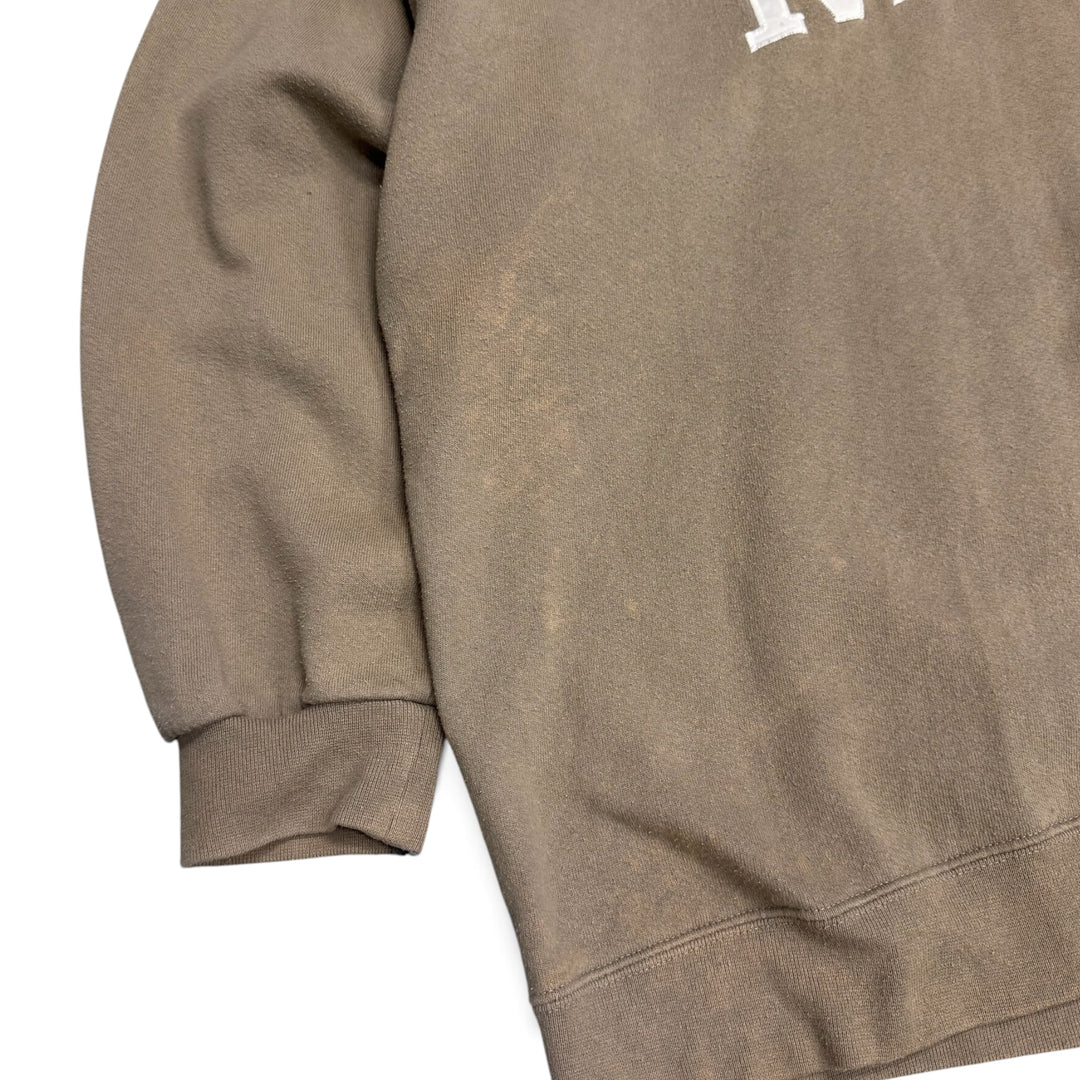 Vintage Nike Big Spell Out Sweatshirt Beige (XXL)