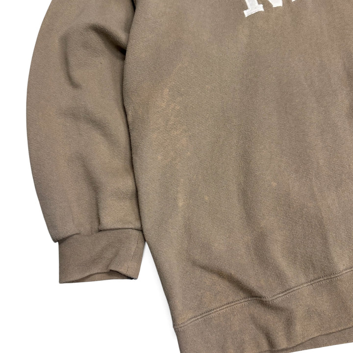 Vintage Nike Big Spell Out Sweatshirt Beige (XXL)