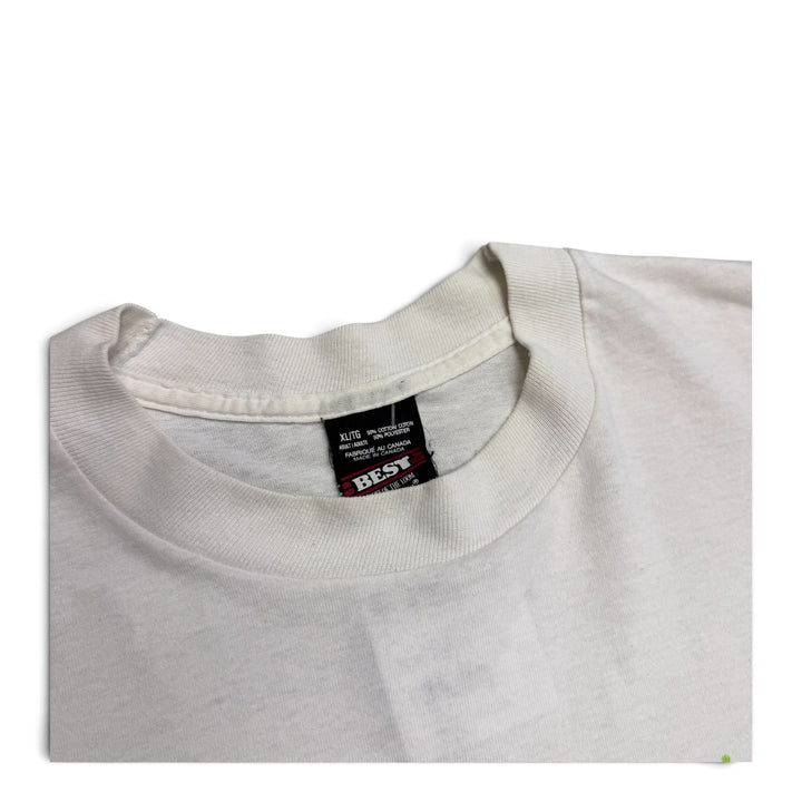 Vintage Single Stitch Louis 19 Graphic T shirt White (XL)