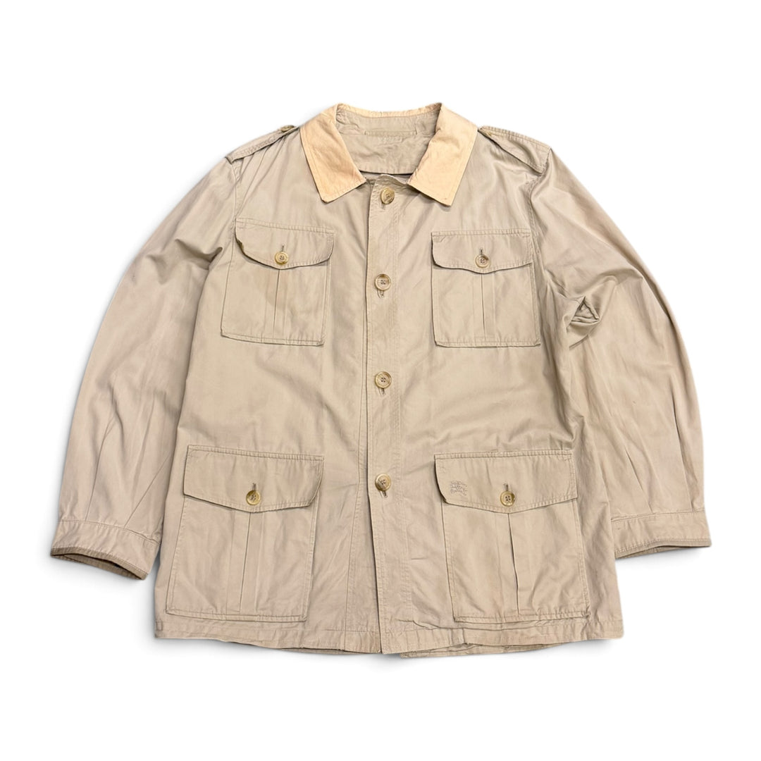 Vintage Burberys Button Up Lightweight Jacket Beige (L)