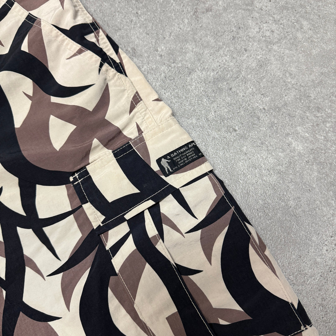 A Bathing Ape Brown Camo Shorts (S)