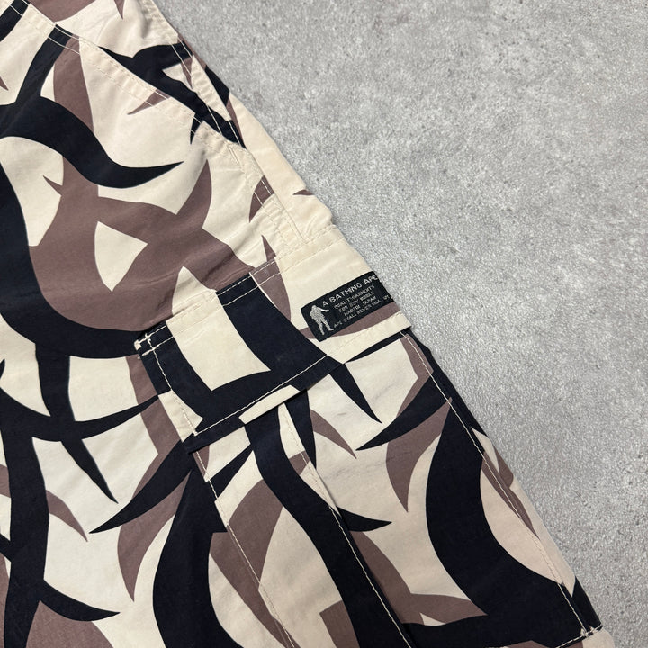 A Bathing Ape Brown Camo Shorts (S)