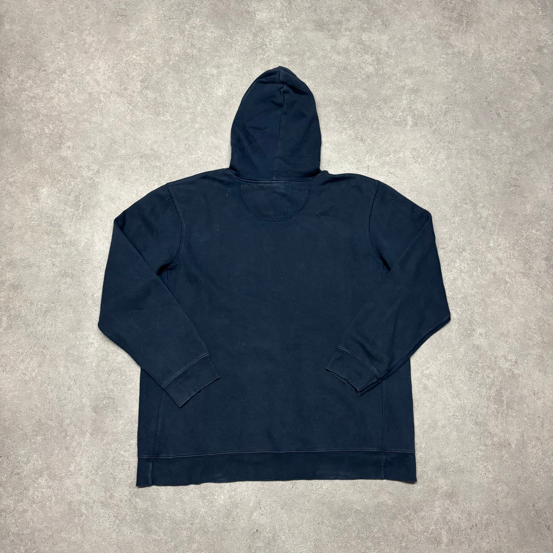 00's Vintage Nike Navy London Graphic Pullover Hoodie (XL)