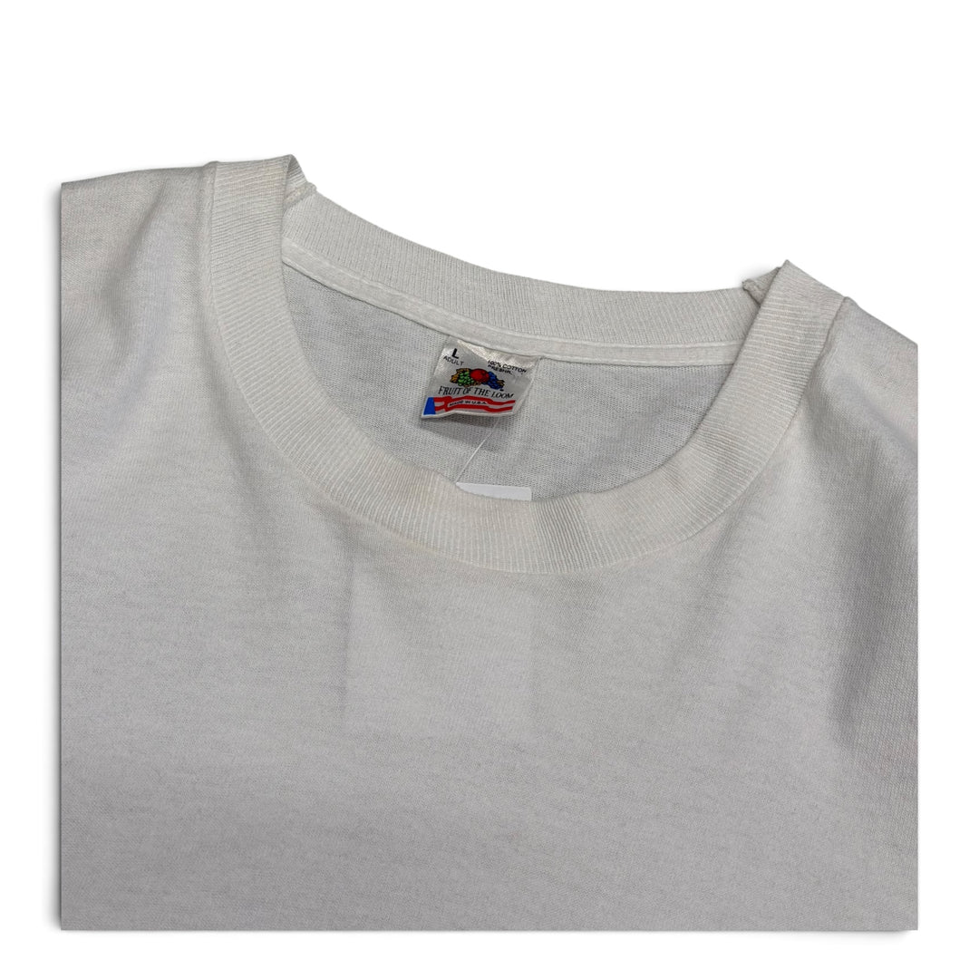 Vintage Single Stitch Gruhn Guitars Graphic T shirt White (L)