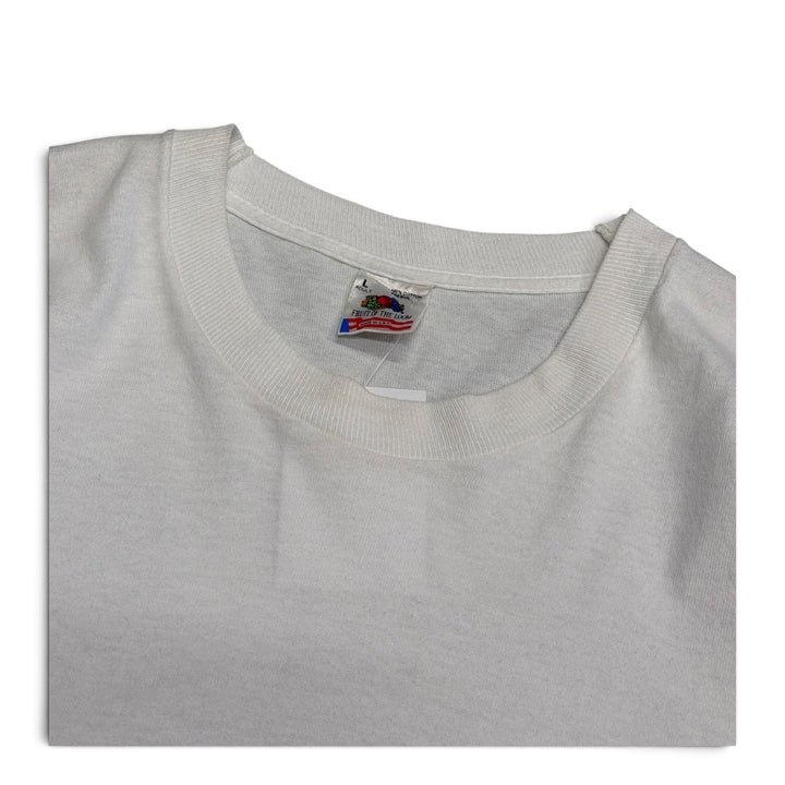 Vintage Single Stitch Gruhn Guitars Graphic T shirt White (L)