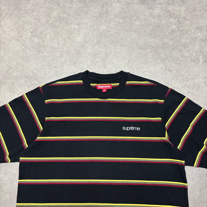 Supreme Black Stripe T-Shirt (M)