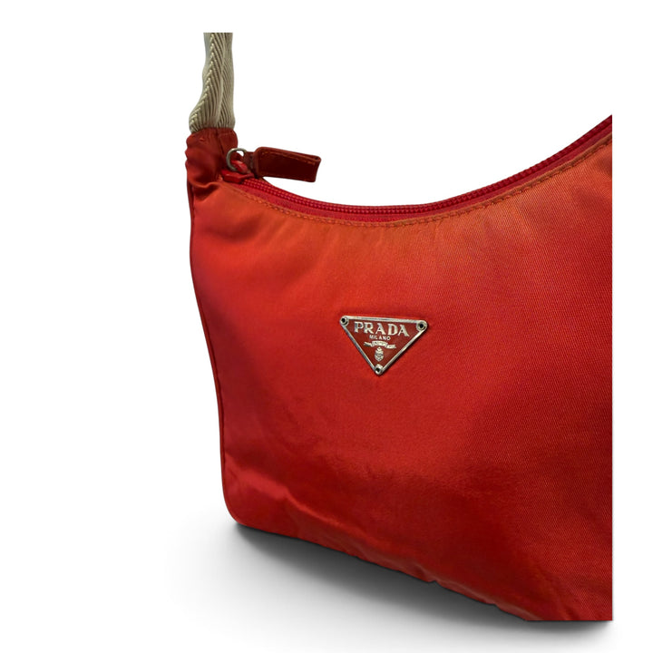 Prada Re Edition 2005 Handbag Red And Beige