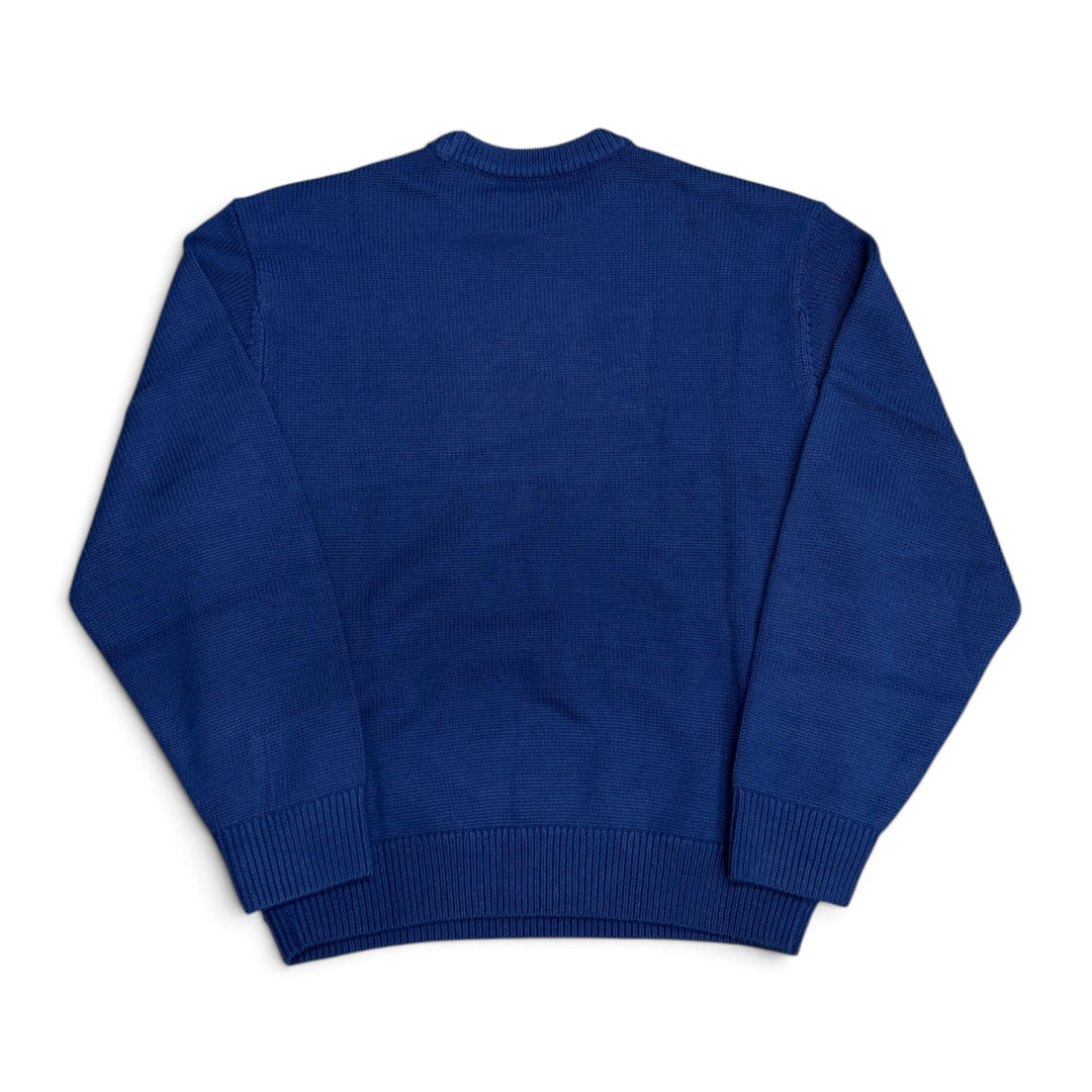 Palace Plaice Knitted Jumper Blue (M)