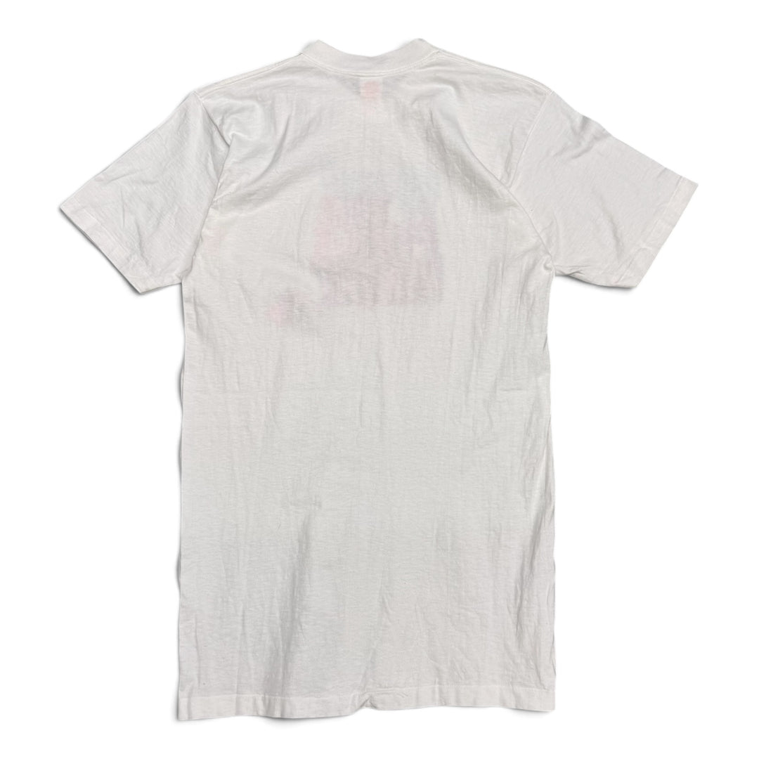1978 Vintage Pink Panther White Graphic T-Shirt (M)
