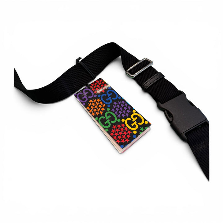 Gucci GG Supreme Psychedelic Black Belt Bag