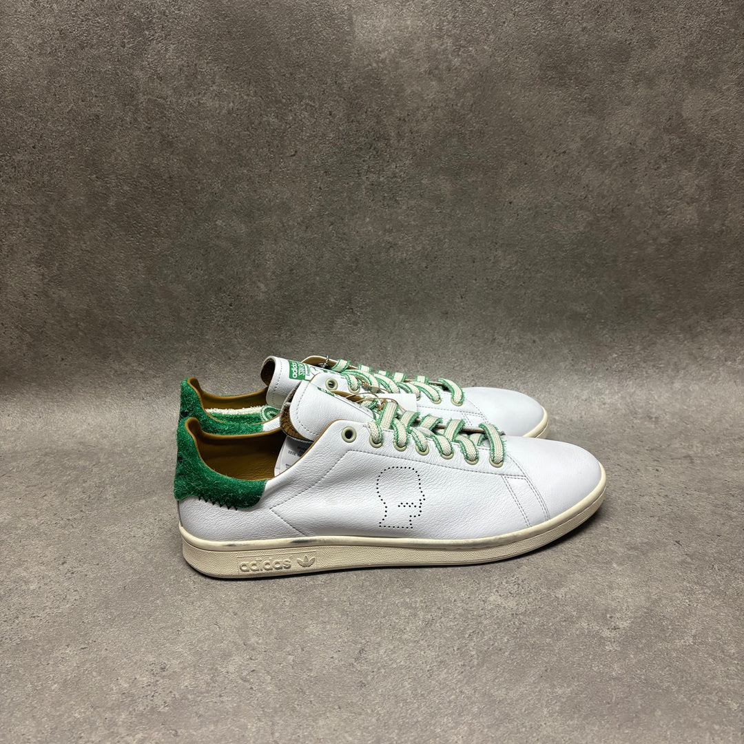 Adidas x Braindead White & Green Stan Smith Trainers (UK11.5)