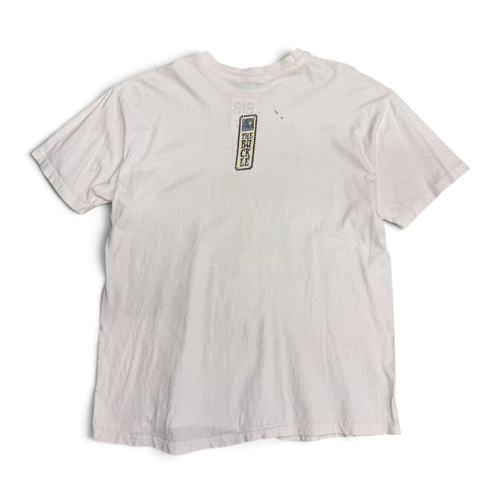 Vintage 90's The Buckle Beach Party Graphic T shirt White (XL)