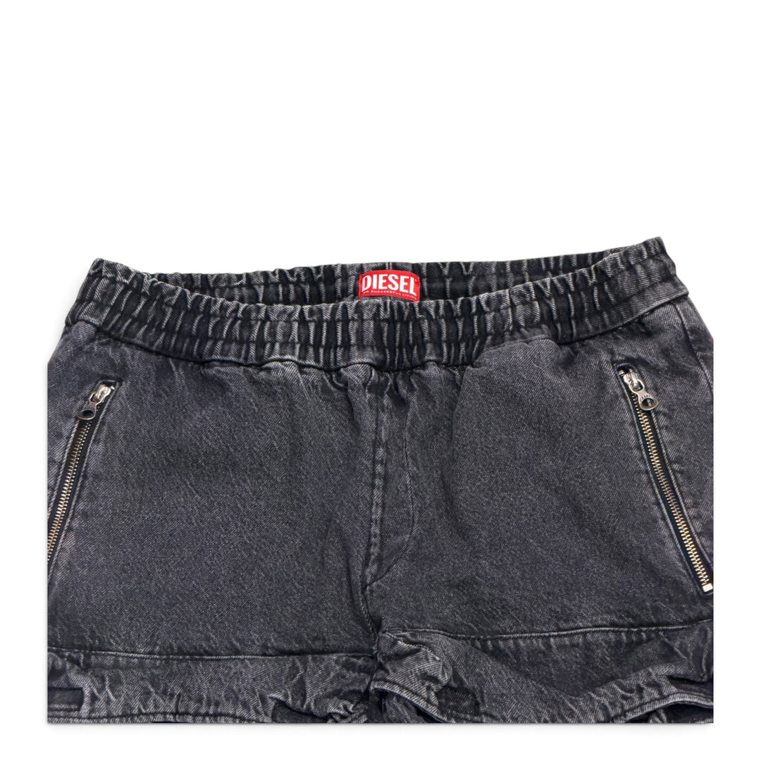 Diesel D - Baertson Denim Cargo Pants Black (32)