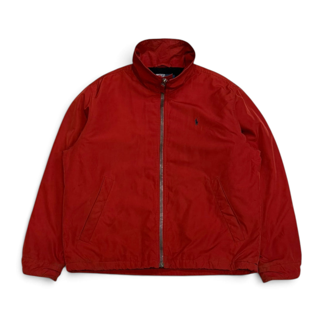 Vintage Polo Ralph Lauren Fleece Lined Jacket Red (L)