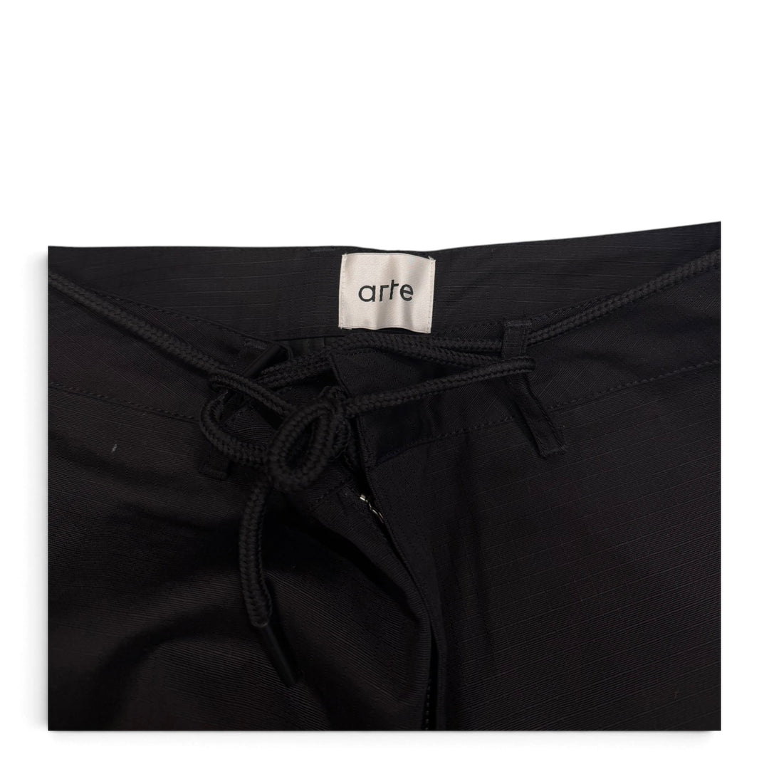 Arte Cargo Multi Pocket Trousers Black (34)