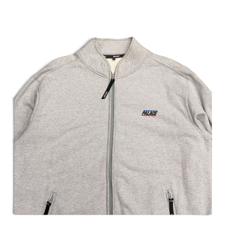 Palace Basically Track Sweat Full Zip Up Grey (XL)