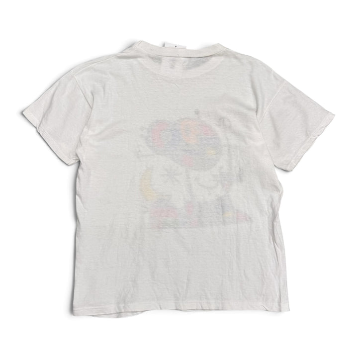 90's Vintage White Joan Miro White Graphic T-Shirt (S)