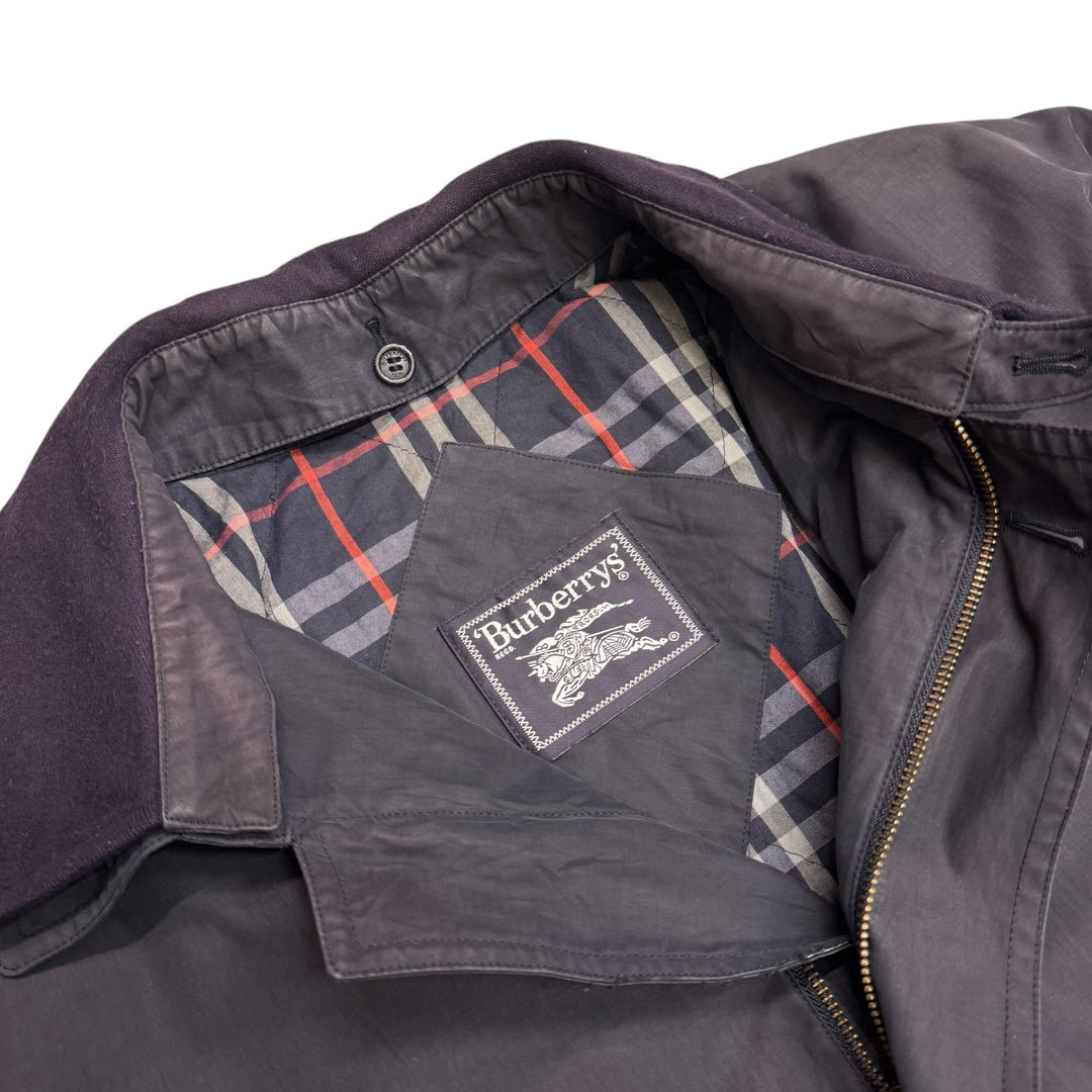 Vintage Burberrys Collard Jacket Navy (L)
