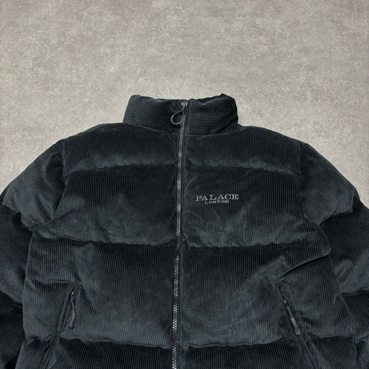 Palace Black Corduroy 3M Puffa Jacket (M)