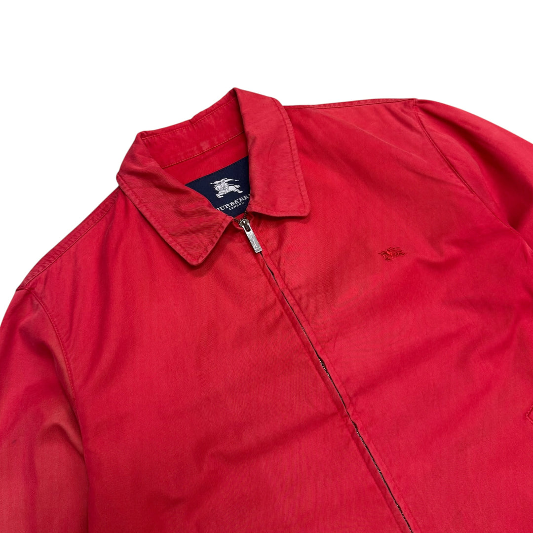 Vintage Burberrys Harrington Style Jacket Red (M)